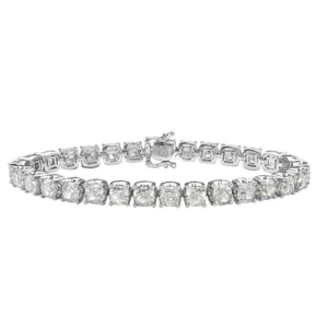 Diamond Cushion Cut, Platinum Bracelet
