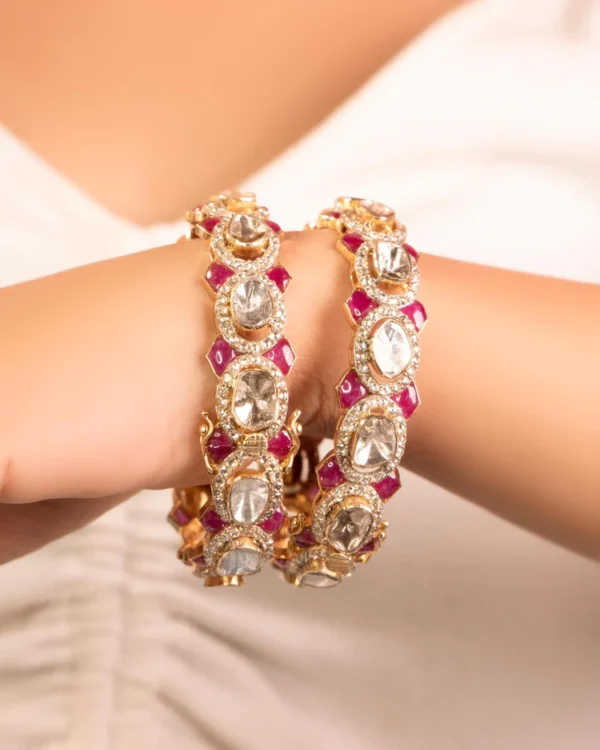 Pritha Polki Bangle - Image 4