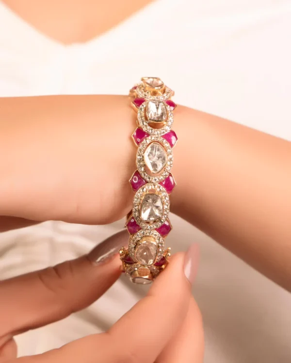 Pritha Polki Bangle - Image 3