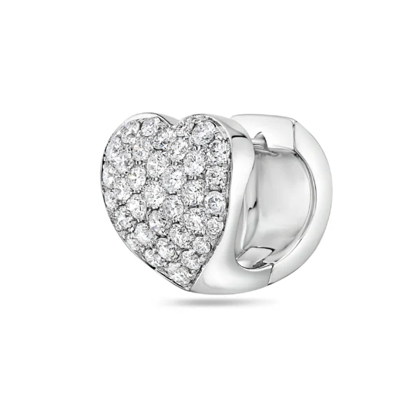 White Diamond and White Gold Earrings - Image 2