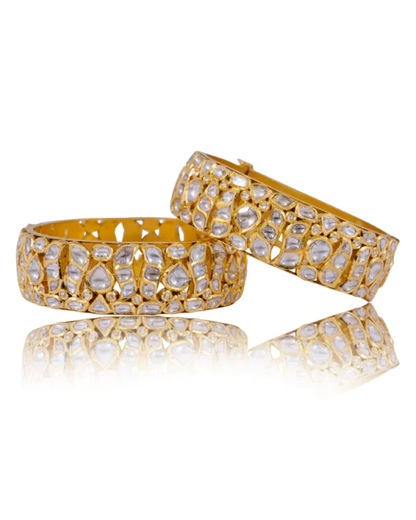 Nimmy Jadau Polki Bangle - Image 4