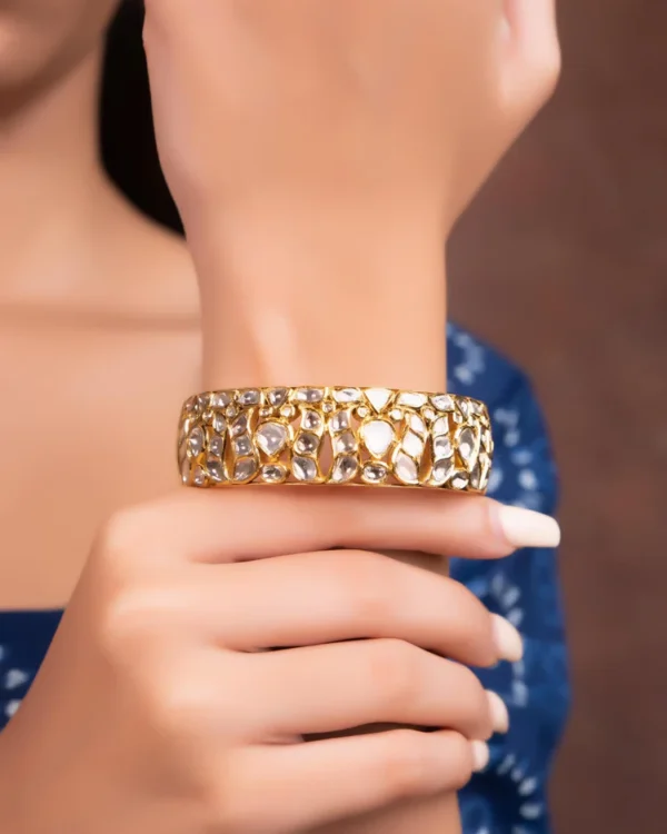 Nimmy Jadau Polki Bangle - Image 2
