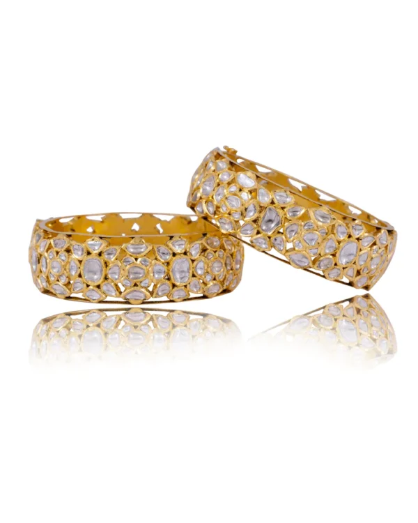 Valentina Jadau Polki Bangle - Image 3