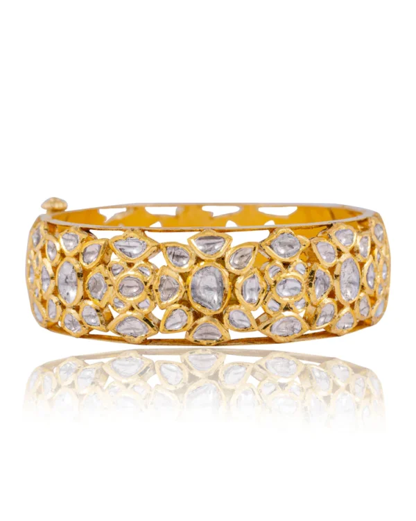 Trivina Jadau Polki Bangle