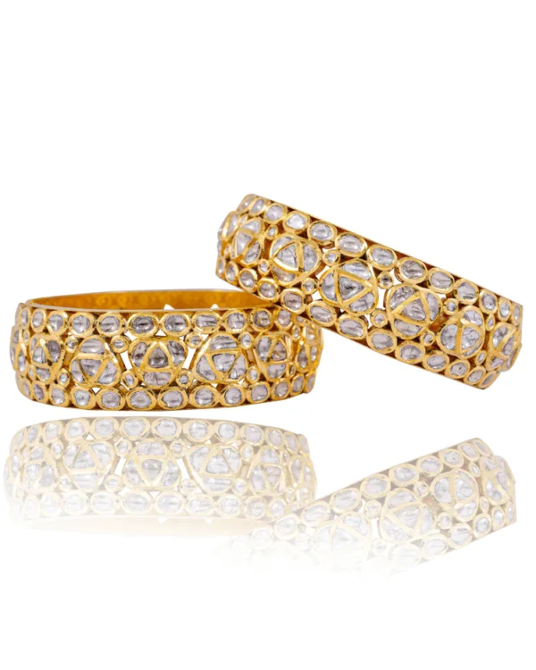 Riddhi Jadau Polki Bangle - Image 2