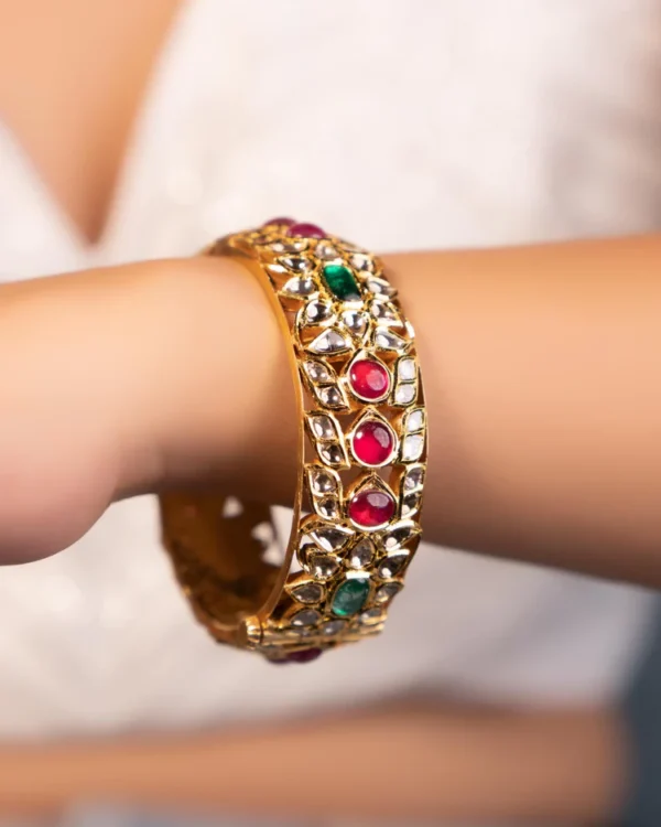 Himani Jadau Polki Bangle - Image 4