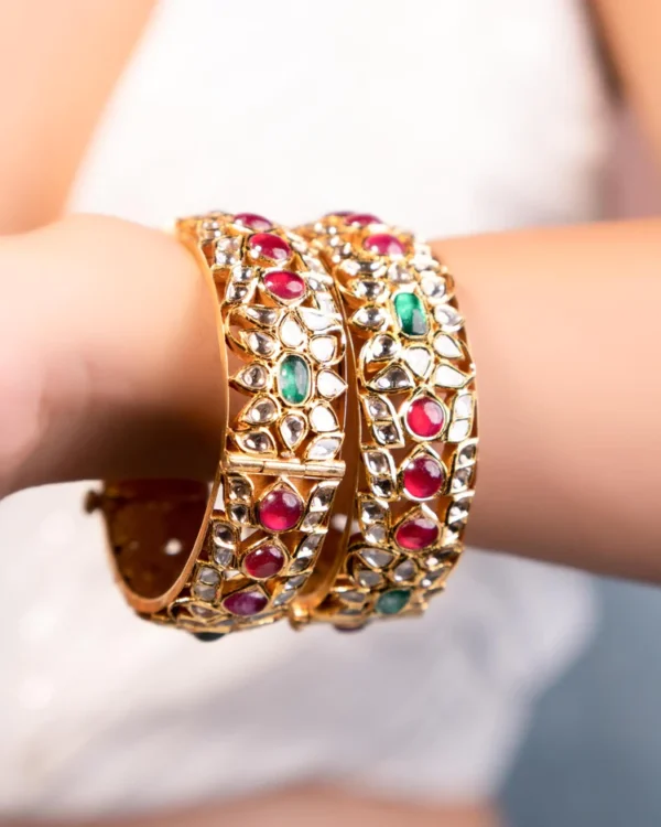Himani Jadau Polki Bangle - Image 2