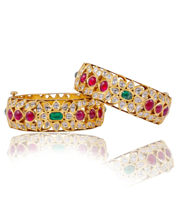 Himani Jadau Polki Bangle - Image 3