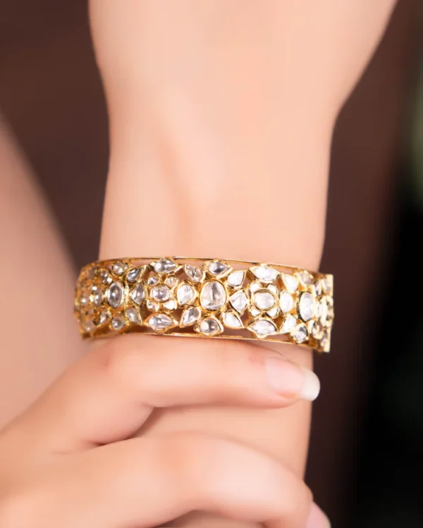 Anshika Jadau Polki Bangle - Image 3