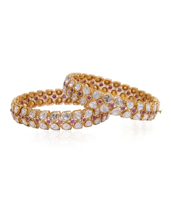 Alima Polki Bangle - Image 2