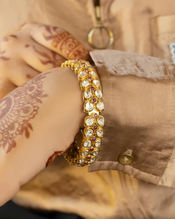 Alima Polki Bangle - Image 3