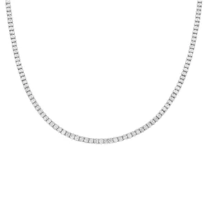 White Diamond, 18K White Gold Necklace