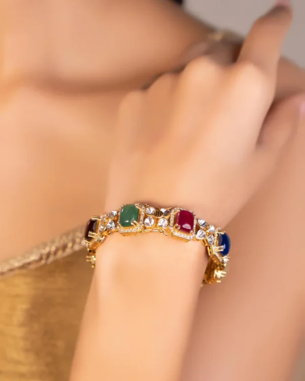 Harshika Polki Bangle - Image 4