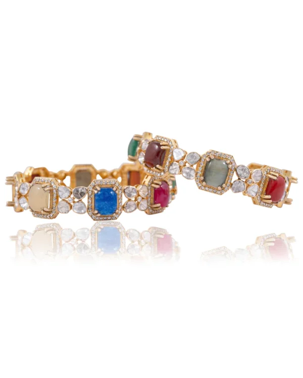 Rania Polki Bangle - Image 4