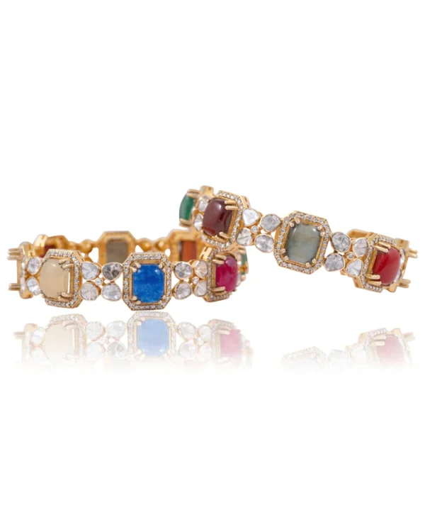 Harshika Polki Bangle - Image 3