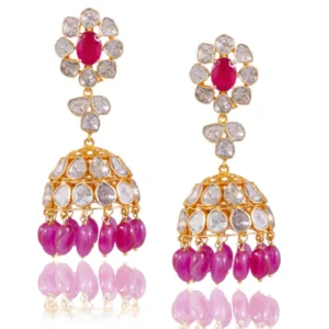 Aashika Polki Jhumkas