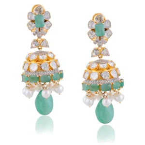Samaira Polki And Diamond Jhumkas