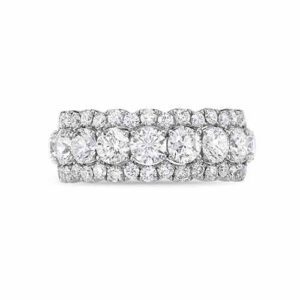 White Diamond, 18K White Gold Ring