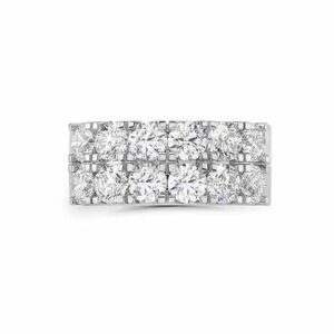 White Diamond, 18K White Gold Ring