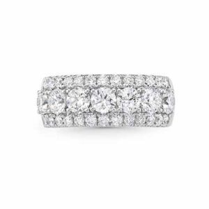 White Diamond, 18K White Gold Ring