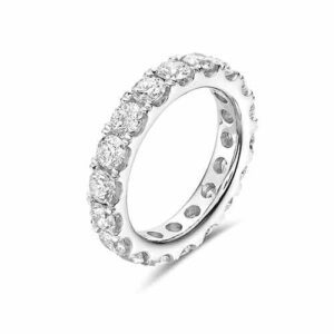 White Diamond, 18K White Gold Ring