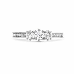 White Diamond, 18K White Gold Ring