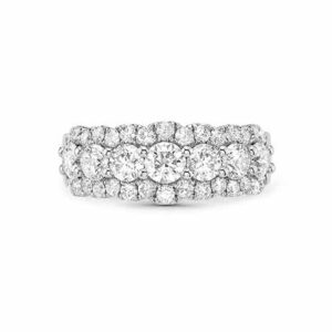 White Diamond, 18K White Gold Ring
