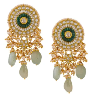 Vasanti Polki Long Earrings