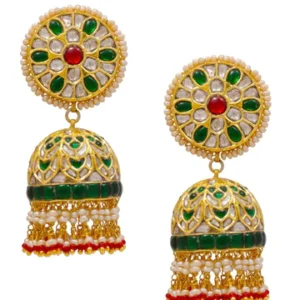 Maawai Polki Jhumkas