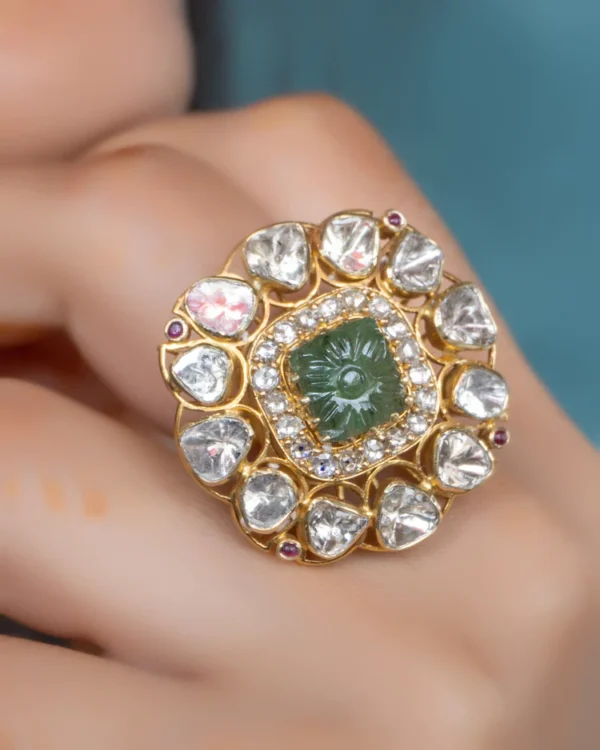 Nandita Polki Ring - Image 2
