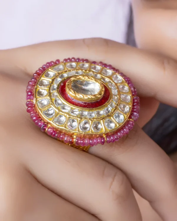 Krutika Polki Ring - Image 2