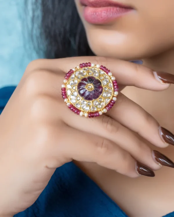 Shugandha Polki Ring - Image 2