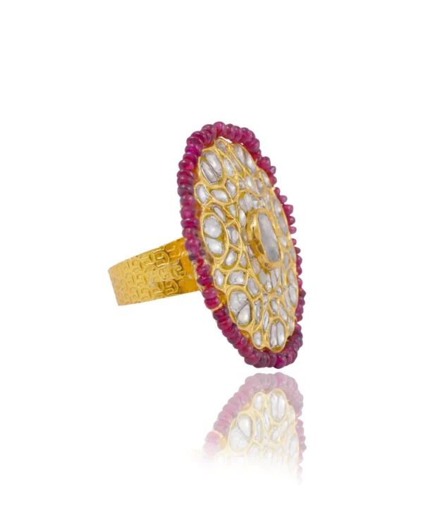 Tasha Polki Rings - Image 3