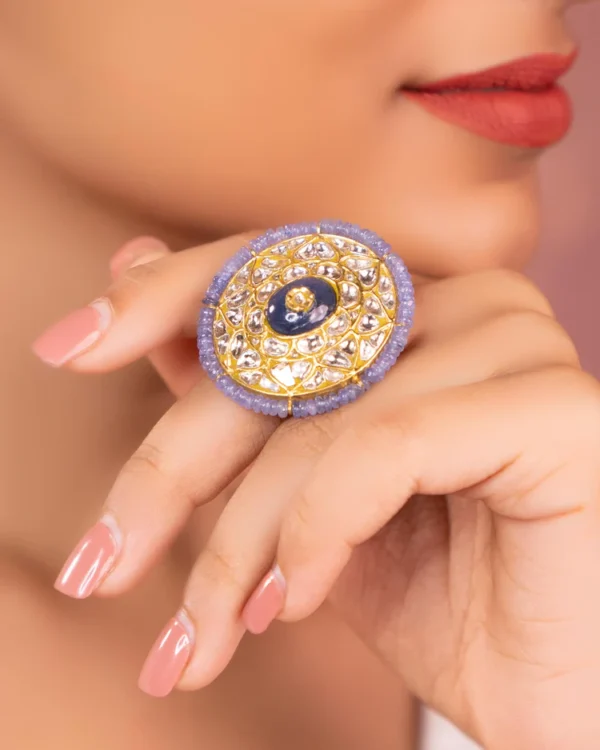 Malika Polki Rings - Image 2