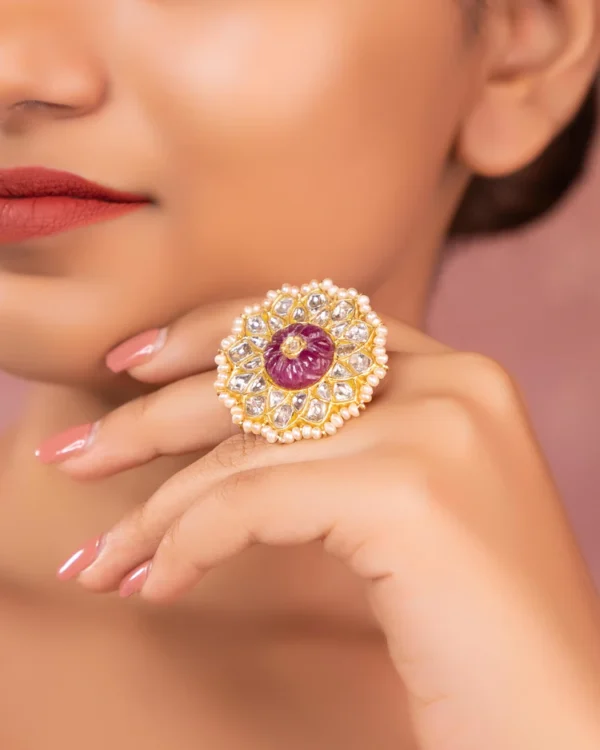 Palmira Polki Rings - Image 2