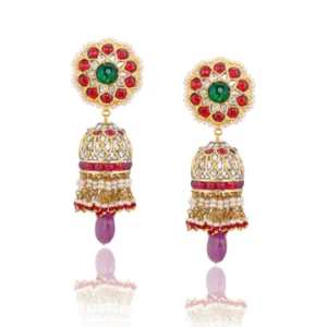 Udita Polki Jhumkas