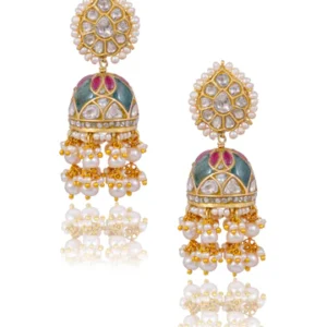 Maitri Polki Jhumkas