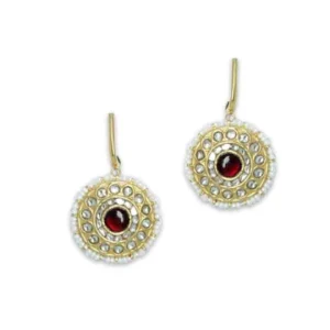 Monserat Polki Long Earrings
